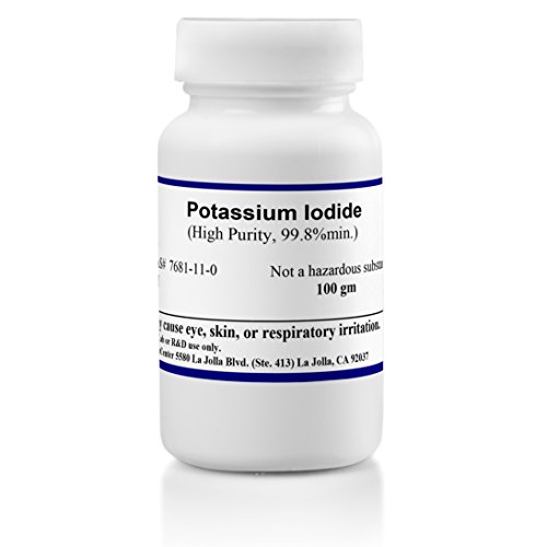 Buy Potassium Iodide Powder High Purity Crystals 998 100 Grams