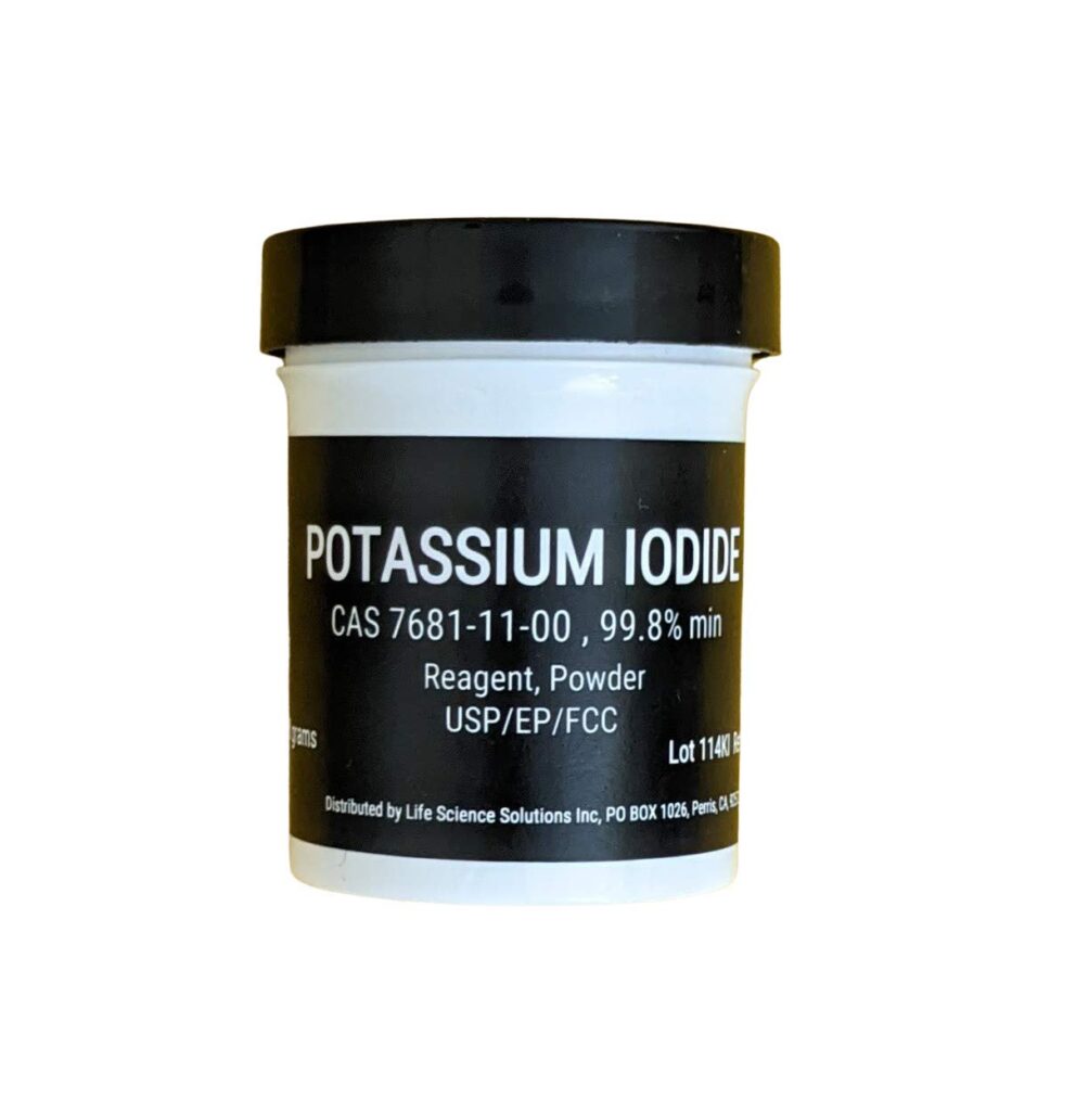 Buy Potassium Iodide Powder High Purity Crystals 998 100 Grams