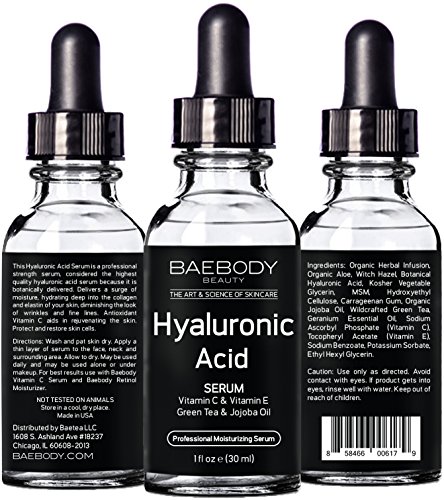 Buy Baebody Hyaluronic Acid Vitamin C Serum, 1oz - special discount and ...