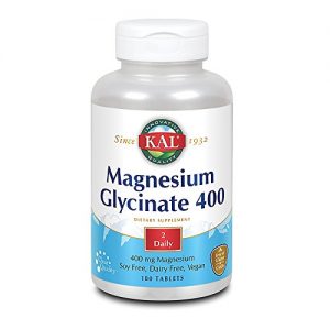 KAL Magnesium Glycinate 400, 180 Capsules