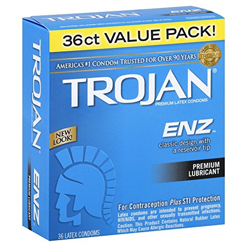 Buy Trojan Condom Enz Lubricated 36 Count Special Discount And Free
