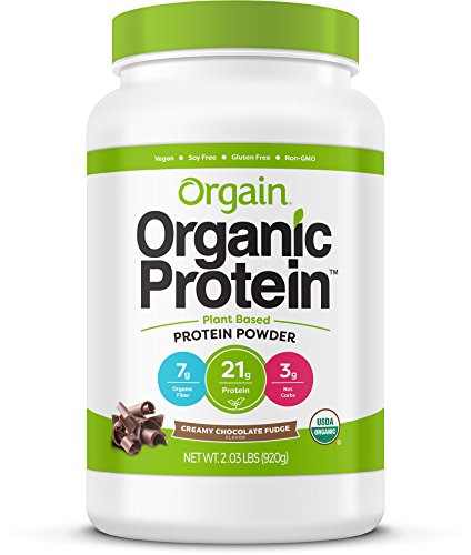 Organic Plant Protein Powder, Creamy Chocolate Fudge