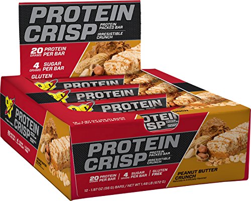 Buy BSN Protein Crisp Bar by Syntha-6, Peanut Butter Crunch, 12 Count ...