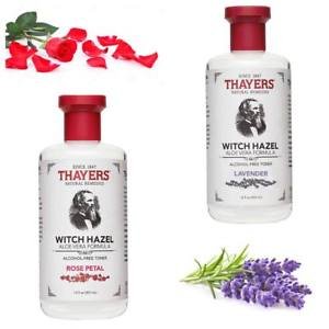 Thayers Rose Petal & Lavender Witch Hazel with Aloe Vera Alcohol-free 12 Ounce