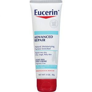 Eucerin Advanced Repair Light Feel Foot Creme 3 Ounce (Pack of 3)