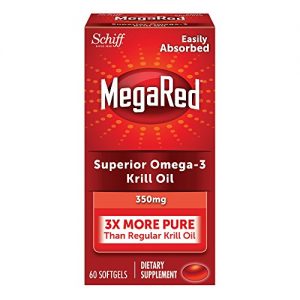 MegaRed Omega-3 Krill Oil Dietary Supplement Softgels - 65 count