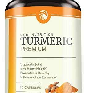 Nobi Nutrition Premium Turmeric Curcumin 1400MG With 95% Curcuminoids & Black