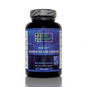 BLUE ICE Fermented Cod Liver Oil, 120 Capsules