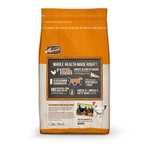 Buy Merrick Dry Dog Food with Vitamins & Minerals for All Breeds, 25 lb ...
