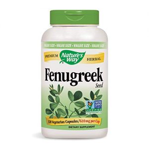 Nature's Way Premium Herbal Fenugreek Seed 610 mg, 320 Capsule
