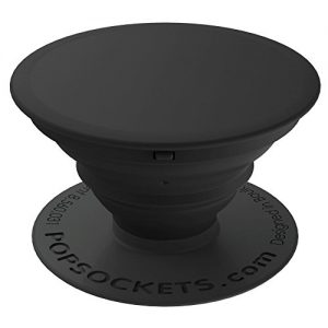 PopSockets: Collapsible Grip & Stand for Phones and Tablets, Black