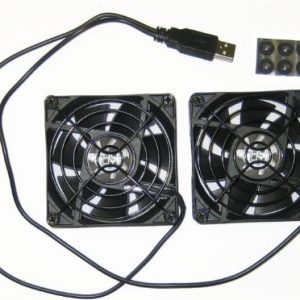 Coolerguys Dual 80mm USB Cooling Fans