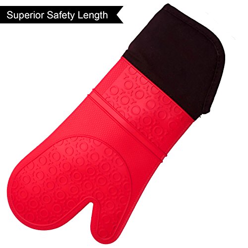 Buy Extra Long Professional Silicone Oven Mitt, 1 Pair - special ...