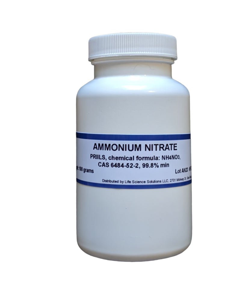 Buy Ammonium Nitrate 3400 Prilled NonCoated fertilizer, 100 grams