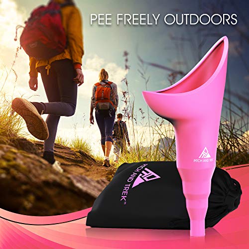 Portable Foolproof Urinal Allows Women to Pee Standing Female Urination Device 