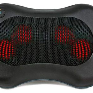 Zyllion Shiatsu Back and Neck Massager - Black, (ZMA-13-BK)
